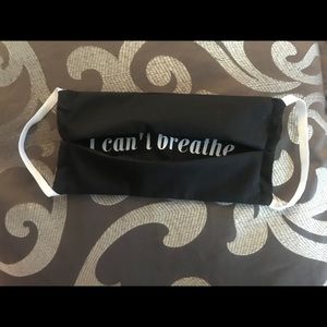 Fashionable washable reusable face mask, black